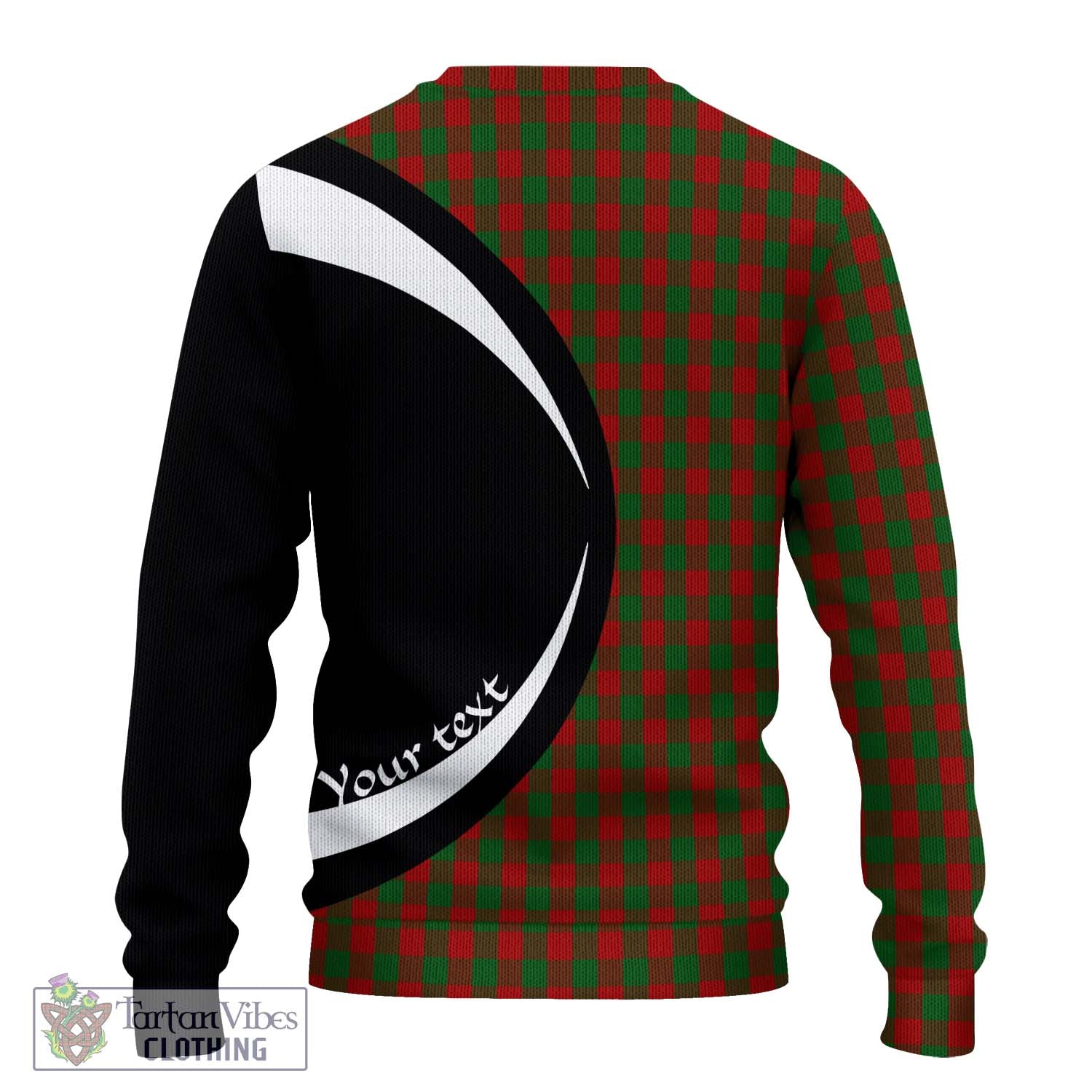 Moncreiffe Tartan Knitted Sweater with Family Crest Circle Style - Tartan Vibes Clothing