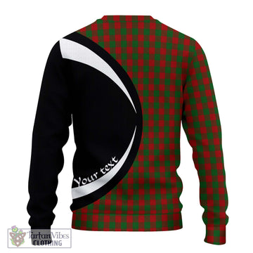 Moncreiffe Tartan Ugly Sweater with Family Crest Circle Style