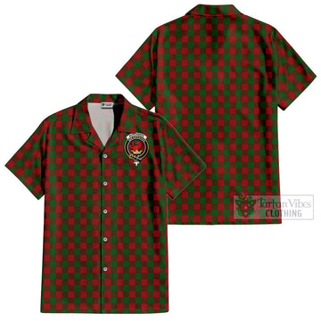 Moncreiffe Tartan Cotton Hawaiian Shirt with Family Crest