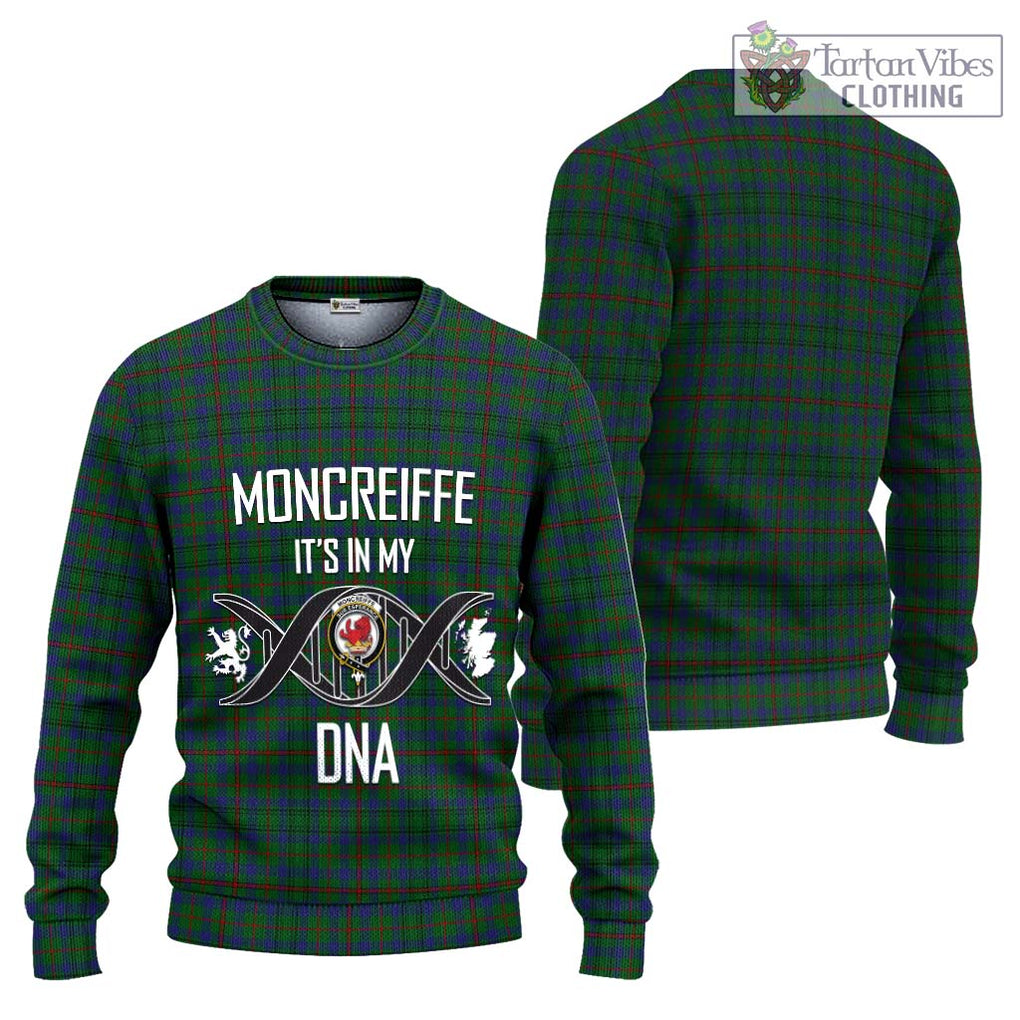 Moncreiffe of Atholl Tartan Knitted Sweater with Family Crest DNA In Me Style Unisex - Tartanvibesclothing Shop