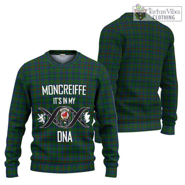 Moncreiffe of Atholl Tartan Ugly Sweater with Family Crest DNA In Me Style