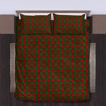 Moncrieff (Moncreiffe) Tartan Quilt Bed Set