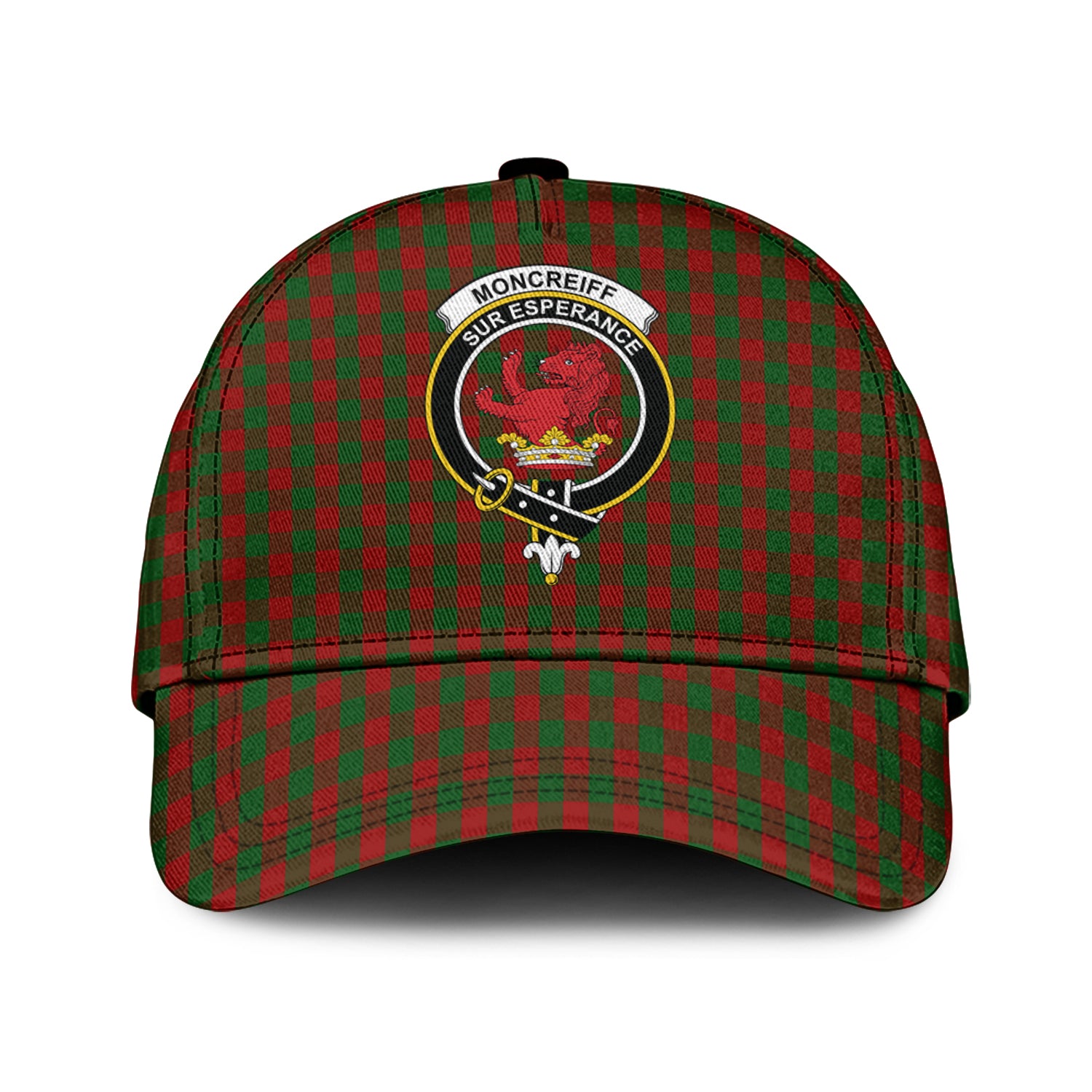 Moncrieff (Moncreiffe) Tartan Classic Cap with Family Crest Classic Cap Universal Fit - Tartan Vibes Clothing