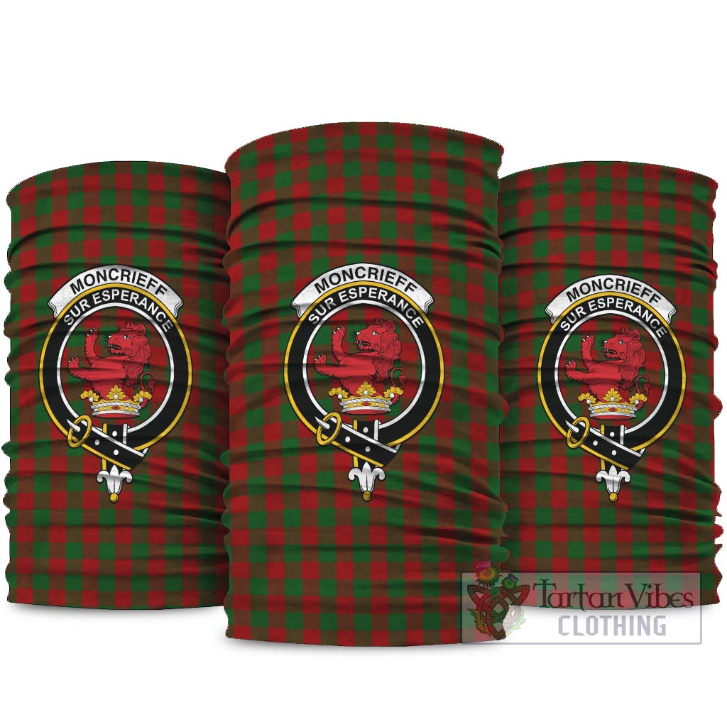 Moncrieff Tartan Neck Gaiters, Tartan Bandanas, Tartan Head Band with Family Crest