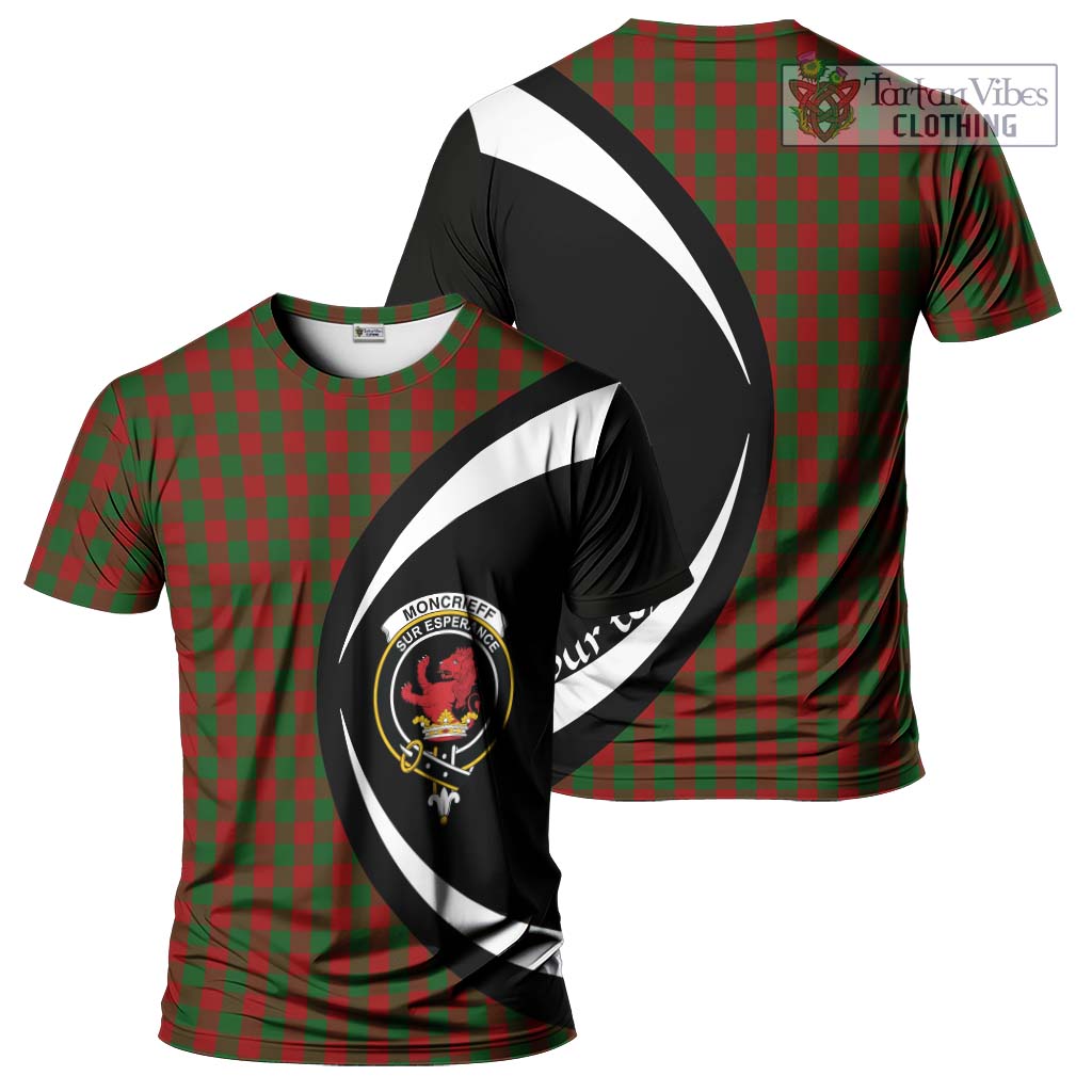 Moncrieff (Moncreiffe) Tartan T-Shirt with Family Crest Circle Style Kid's Shirt - Tartan Vibes Clothing