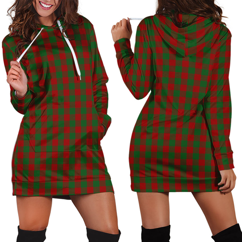 Moncrieff (Moncreiffe) Tartan Hoodie Dress - Tartan Vibes Clothing