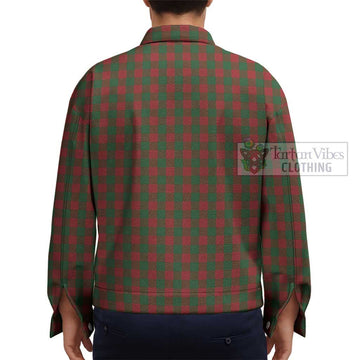 Moncrieff (Moncreiffe) Tartan Unisex Lapel Cotton Jacket