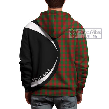 Moncrieff (Moncreiffe) Tartan Hoodie with Family Crest Circle Style