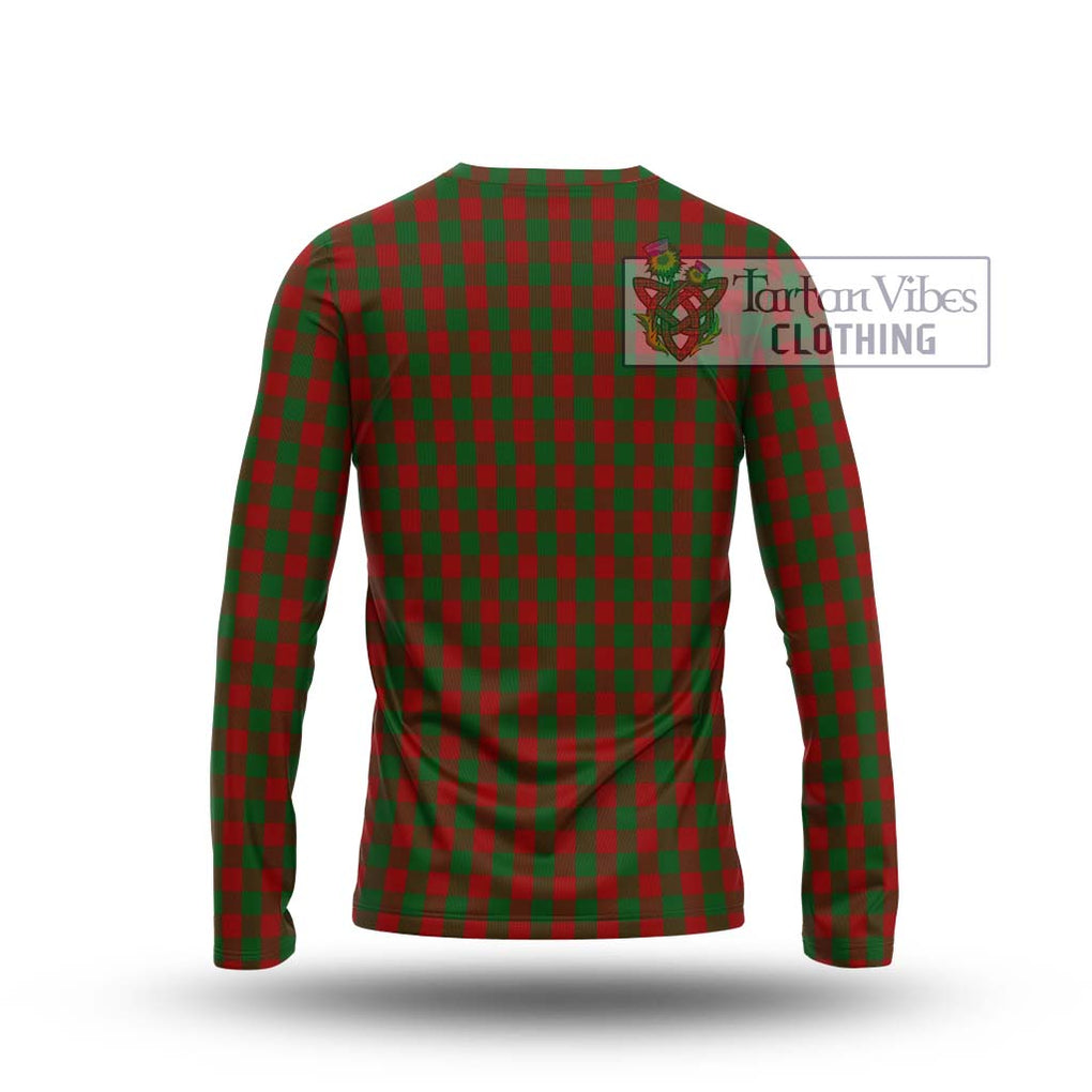 Moncrieff (Moncreiffe) Tartan Long Sleeve T-Shirt with Family Crest DNA In Me Style - Tartanvibesclothing Shop