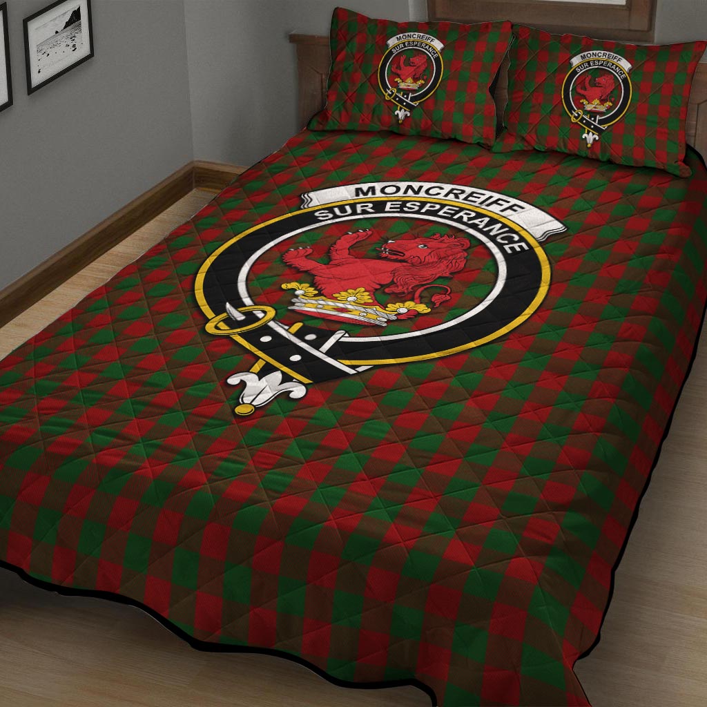 Moncrieff (Moncreiffe) Tartan Quilt Bed Set with Family Crest - Tartan Vibes Clothing