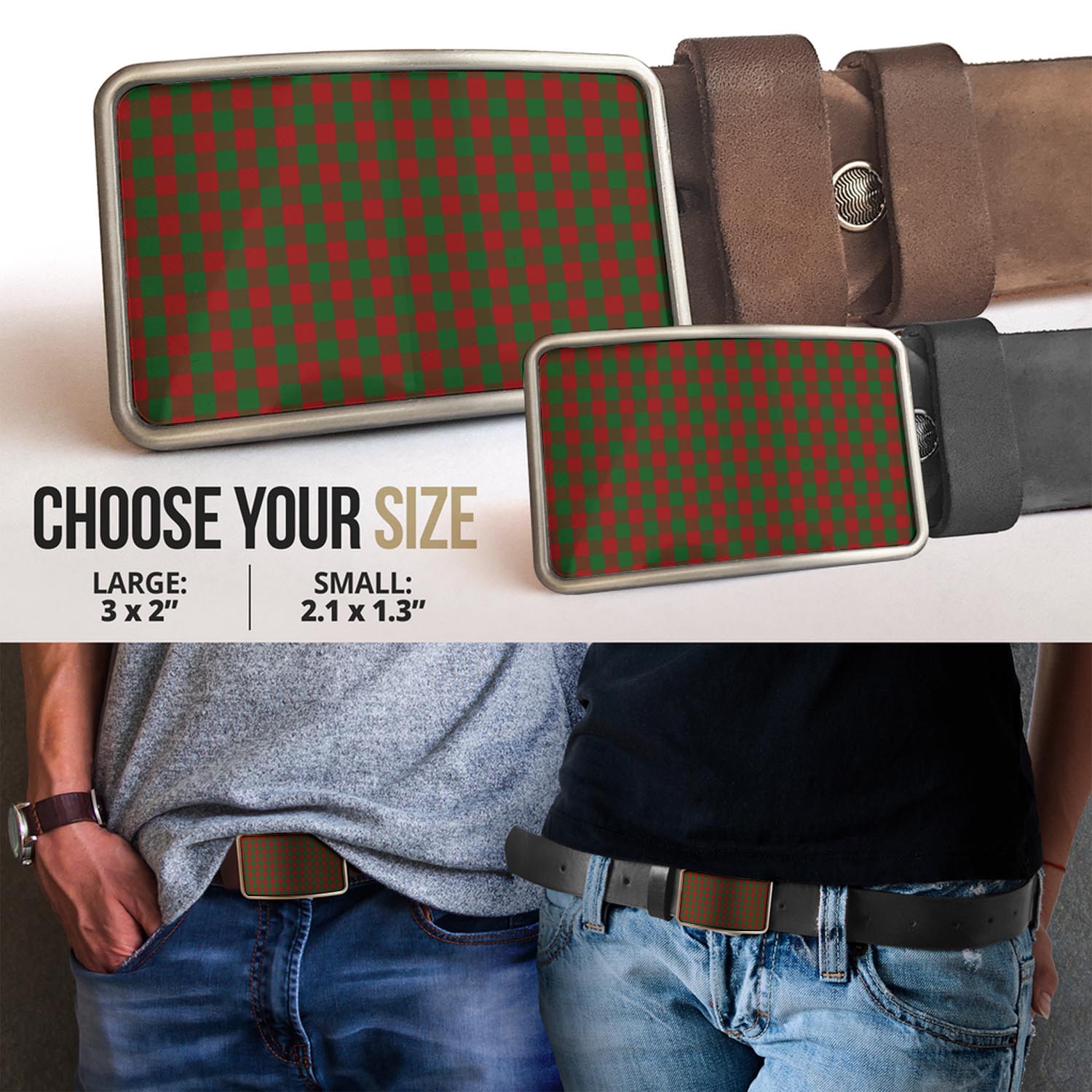 Moncrieff (Moncreiffe) Tartan Belt Buckles - Tartan Vibes Clothing