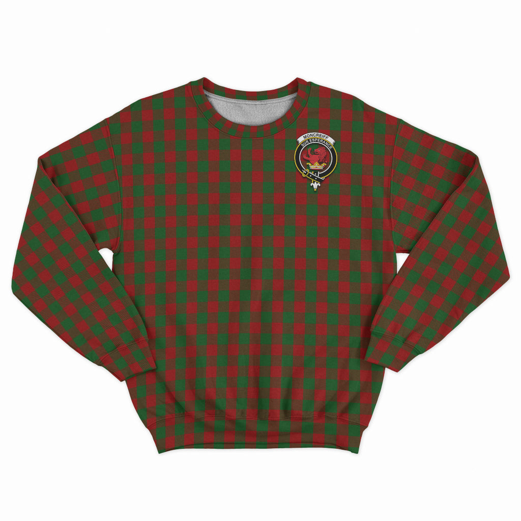 Moncrieff (Moncreiffe) Tartan Sweatshirt with Family Crest - Tartan Vibes Clothing