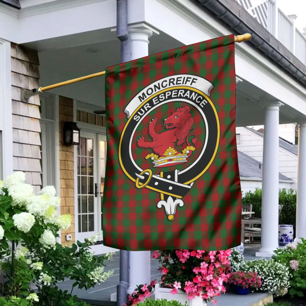 Moncrieff (Moncreiffe) Tartan Flag with Family Crest - Tartan Vibes Clothing