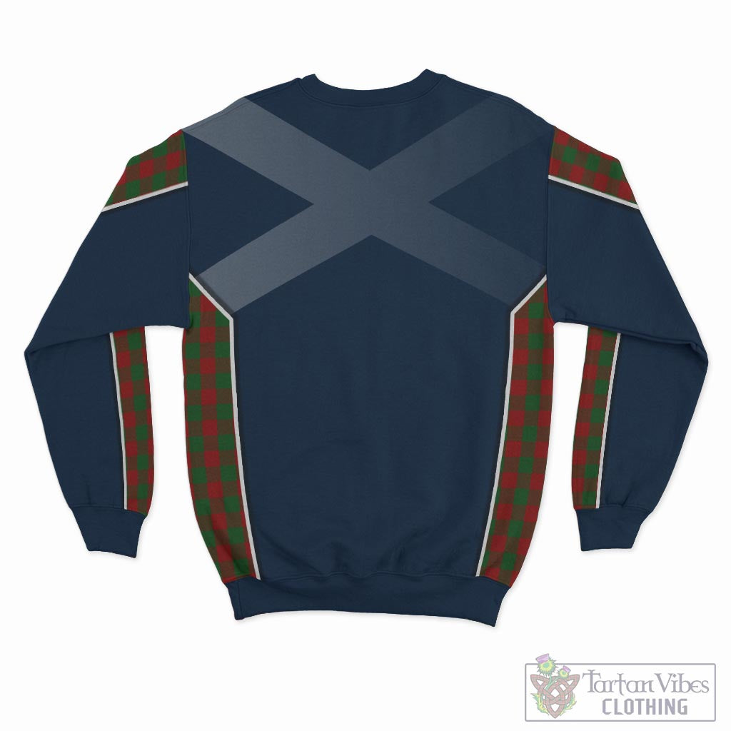 Tartan Vibes Clothing Moncrieff Tartan Sweater with Family Crest and Lion Rampant Vibes Sport Style