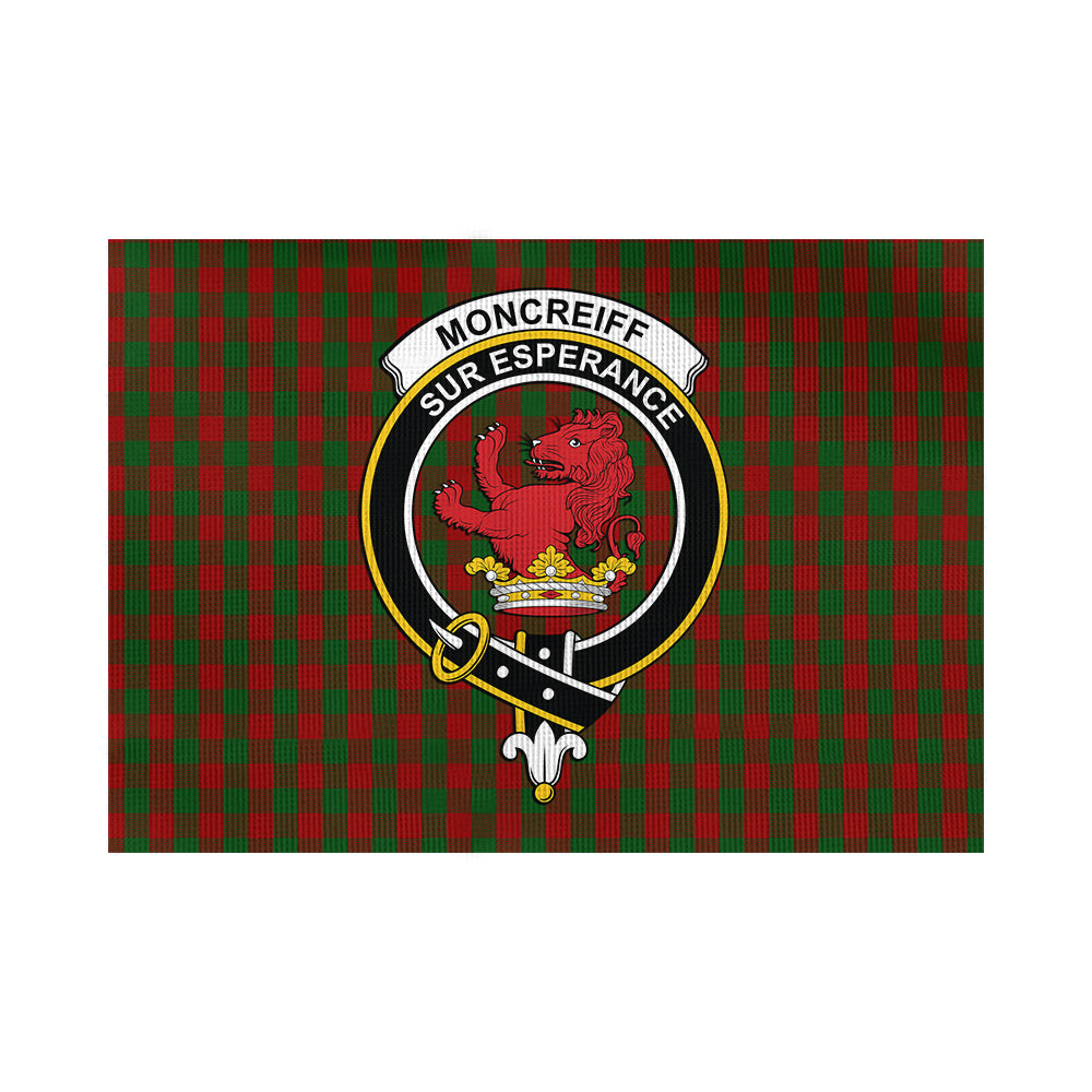 Moncrieff (Moncreiffe) Tartan Flag with Family Crest - Tartan Vibes Clothing