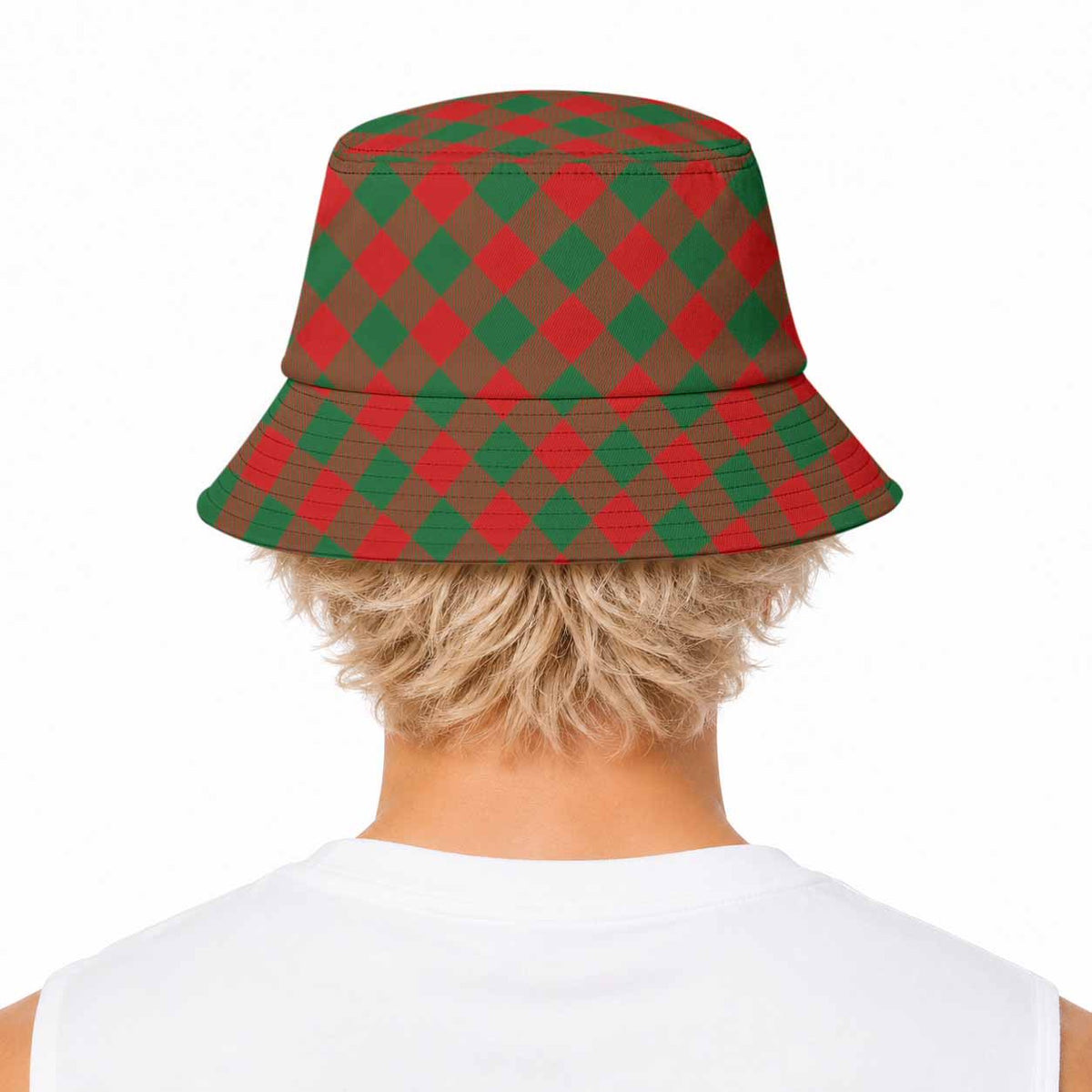 Moncrieff (Moncreiffe) Tartan Bucket Hat with Family Crest - Tartan Vibes Clothing