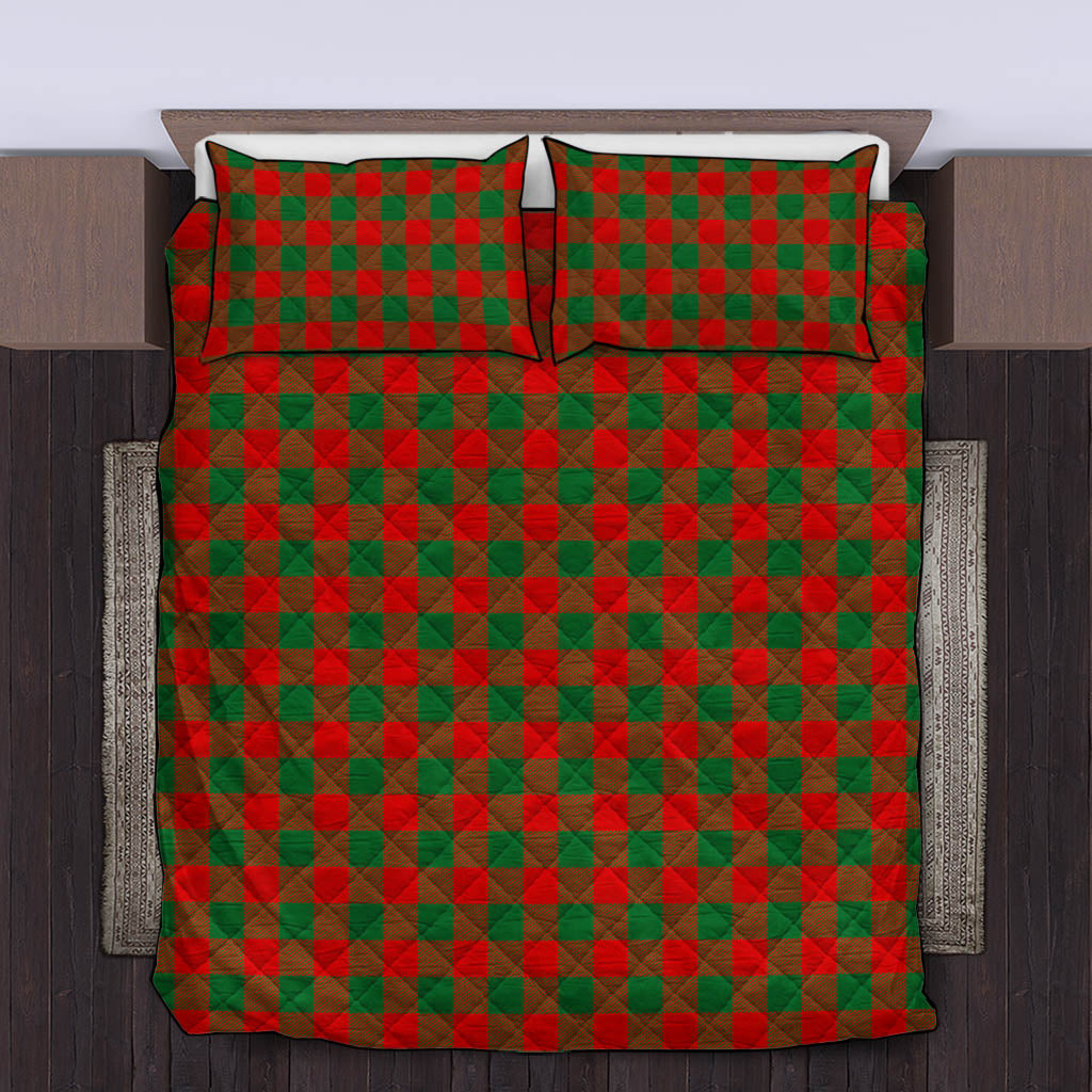 Moncrieff Modern Tartan Quilt Bed Set - Tartanvibesclothing Shop