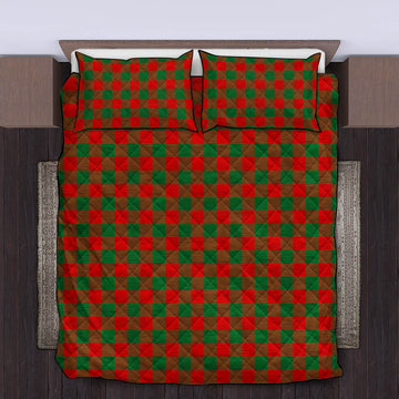 Moncrieff Modern Tartan Quilt Bed Set