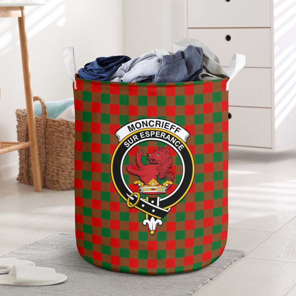 Tartan Vibes Clothing Moncrieff Modern Tartan Laundry Basket with Family Crest
