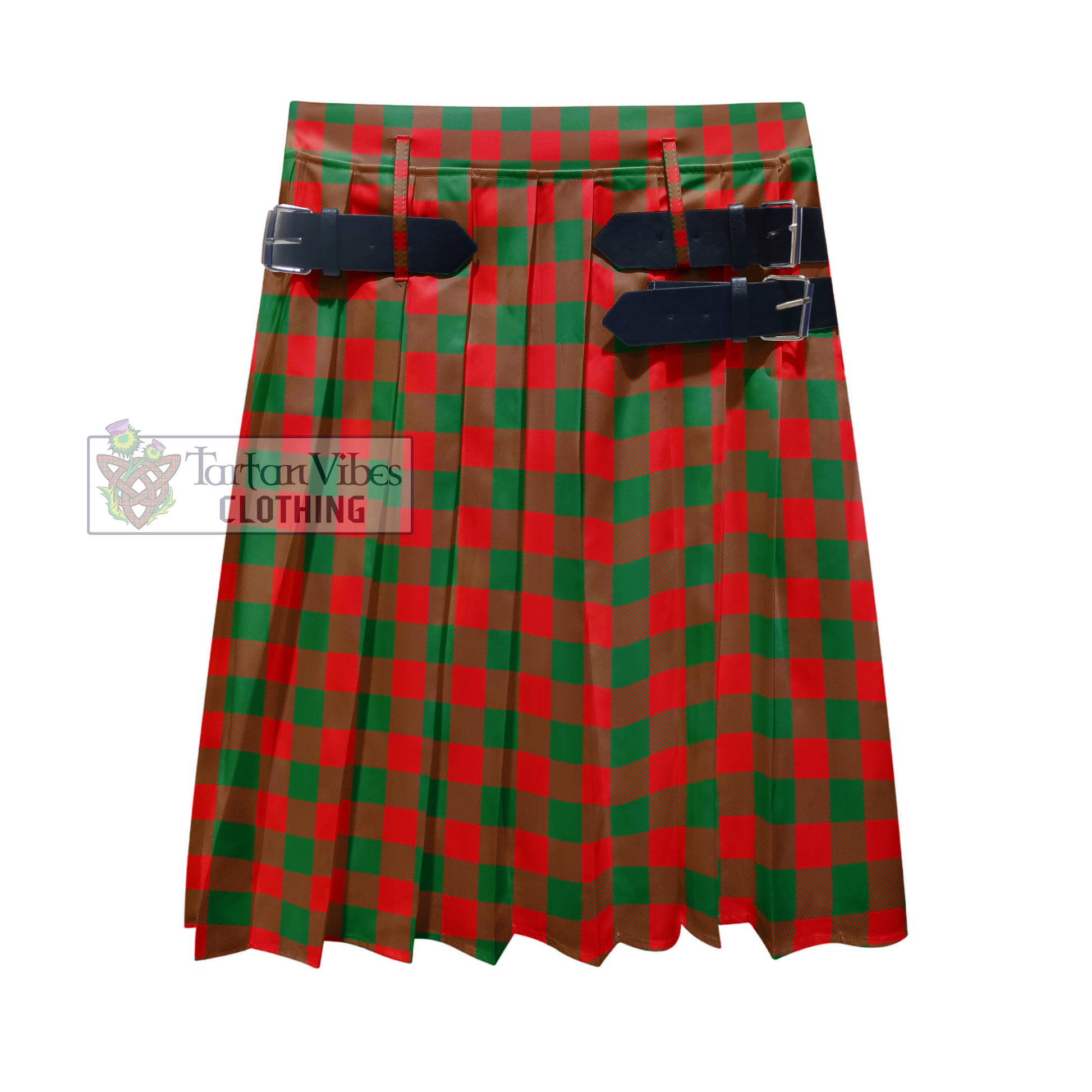 Tartan Vibes Clothing Moncrieff Modern Tartan Men's Pleated Skirt - Fashion Casual Retro Scottish Style