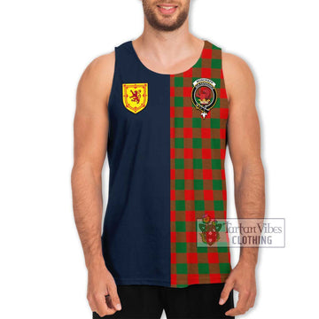 Moncrieff Modern Tartan Men's Tank Top Alba with Scottish Lion Royal Arm Half Style