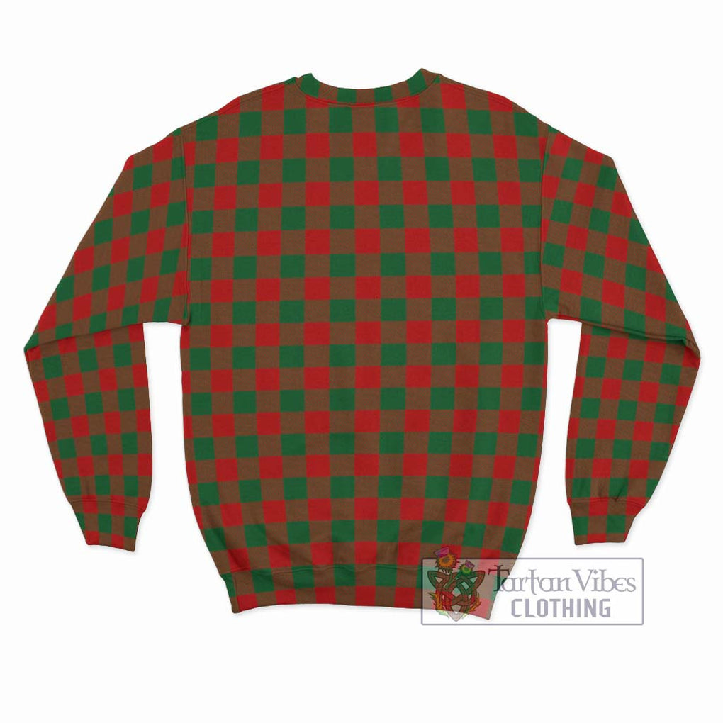 Moncrieff Modern Tartan Sweatshirt with Family Crest DNA In Me Style - Tartanvibesclothing Shop