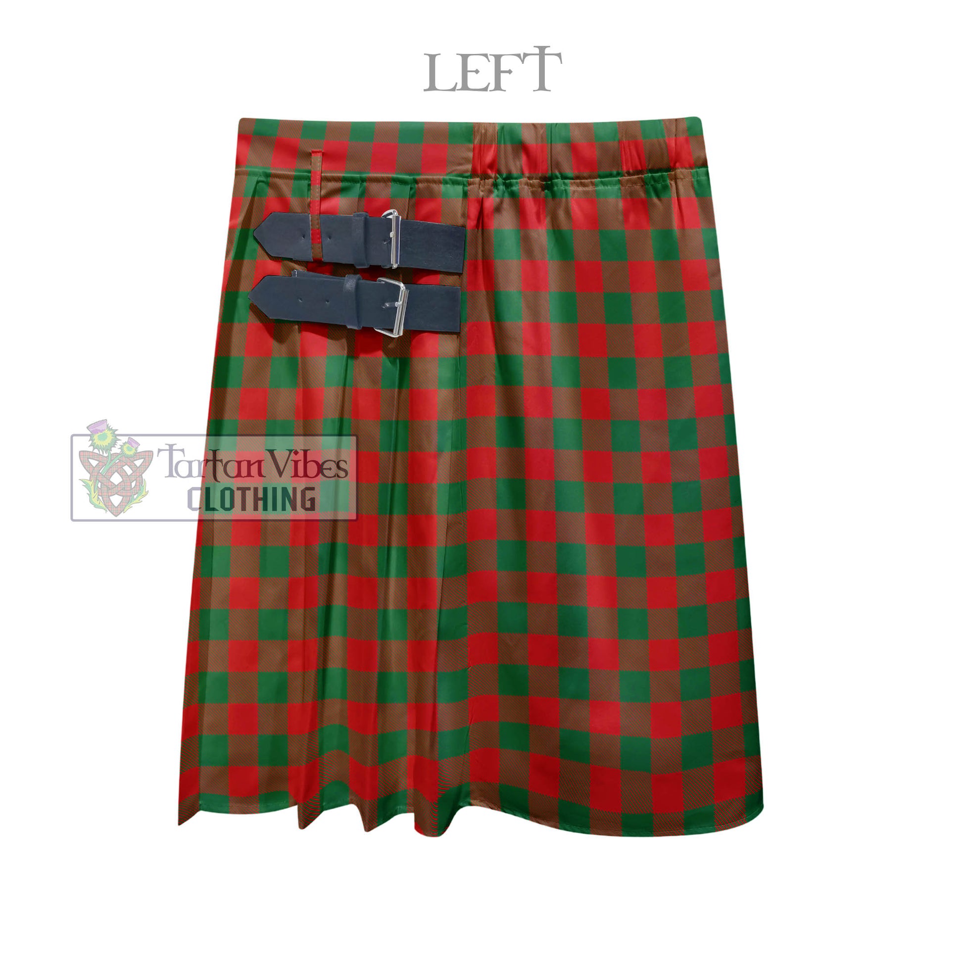 Tartan Vibes Clothing Moncrieff Modern Tartan Men's Pleated Skirt - Fashion Casual Retro Scottish Style