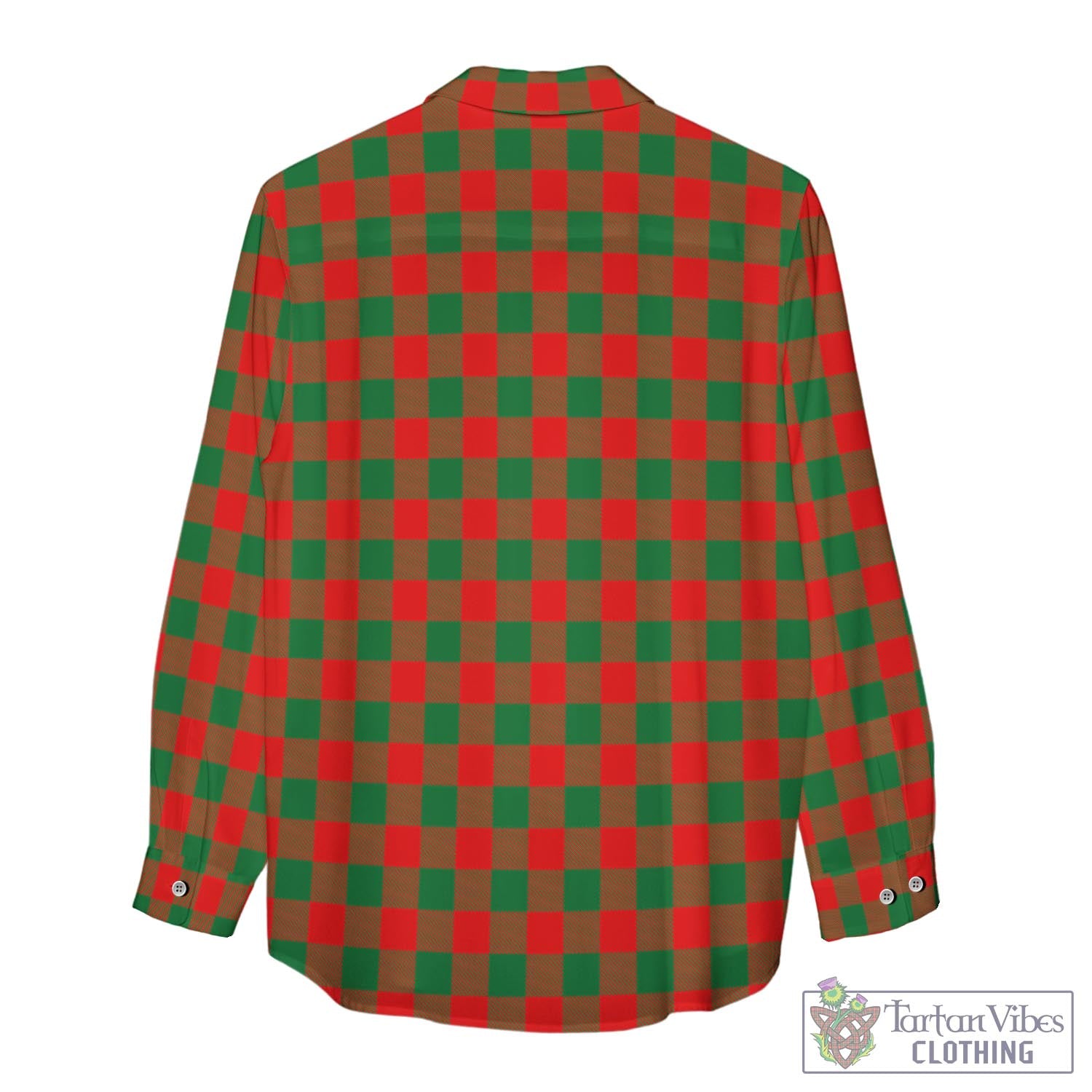 Tartan Vibes Clothing Moncrieff Modern Tartan Womens Casual Shirt with Family Crest