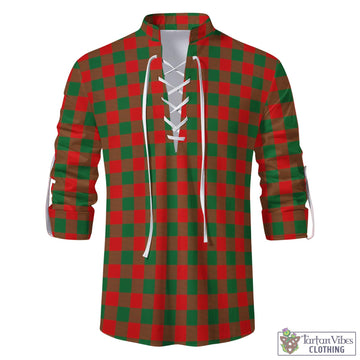 Moncrieff Modern Tartan Men's Scottish Traditional Jacobite Ghillie Kilt Shirt
