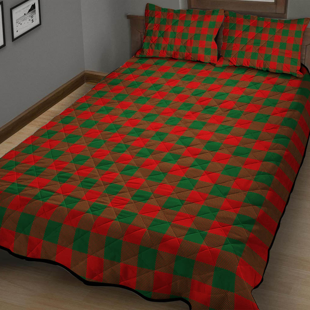 Moncrieff Modern Tartan Quilt Bed Set - Tartanvibesclothing Shop