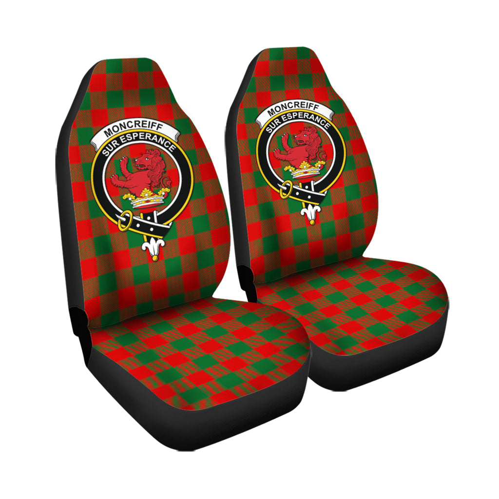 Moncrieff Modern Tartan Car Seat Cover with Family Crest - Tartanvibesclothing