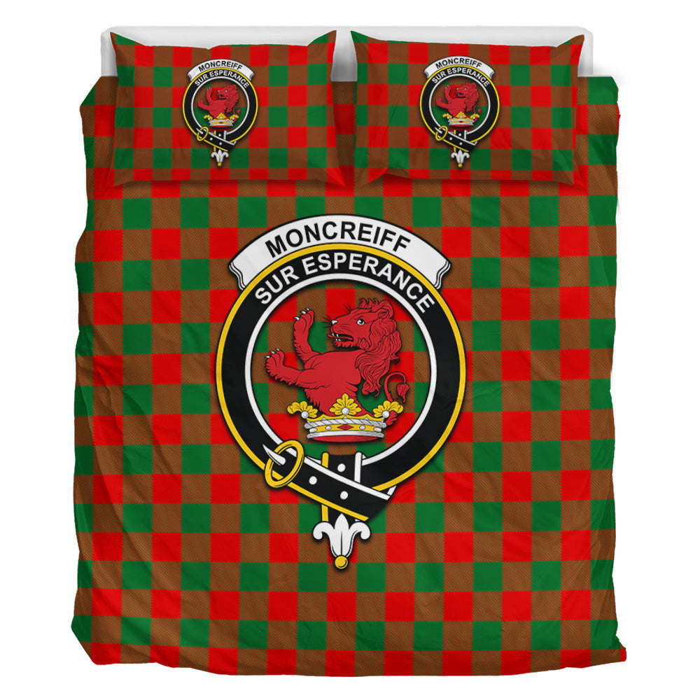 Moncrieff Modern Tartan Bedding Set with Family Crest - Tartan Vibes Clothing