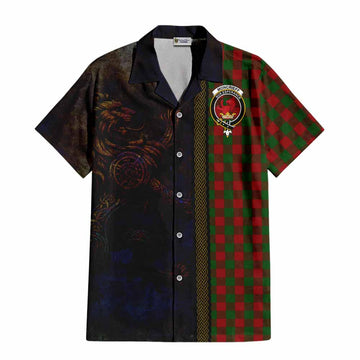 Moncrieff (Moncreiffe) Tartan Family Crest Hawaiian Shirt Alba Gu Brath Be Brave Lion Ancient Style Kid - Tartan Vibes Clothing