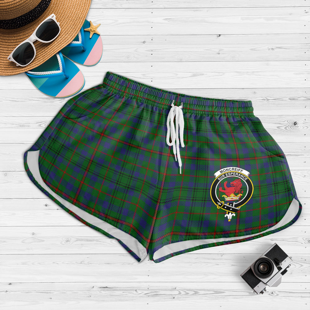 moncrieff-of-atholl-tartan-womens-shorts-with-family-crest