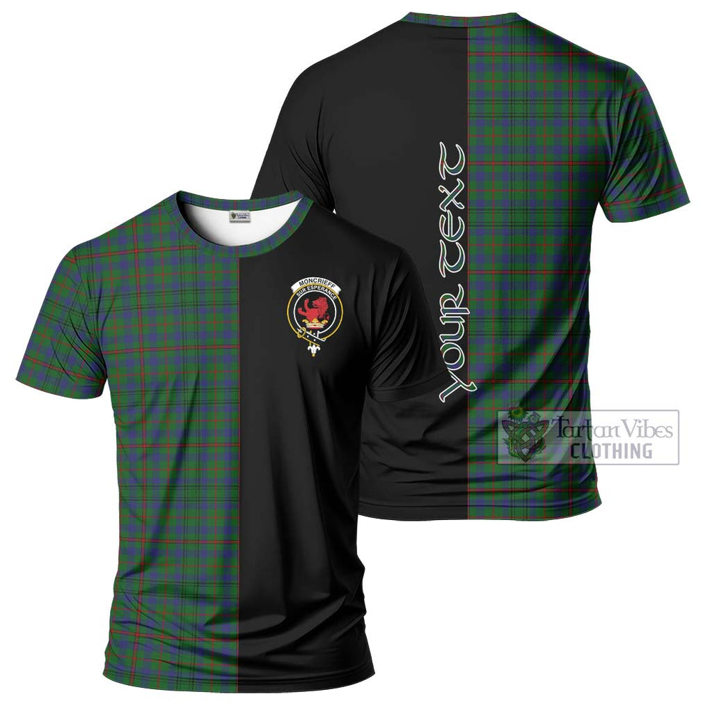 Moncrieff of Atholl Tartan T-Shirt with Family Crest and Half Of Me Style Kid's Shirt - Tartanvibesclothing Shop