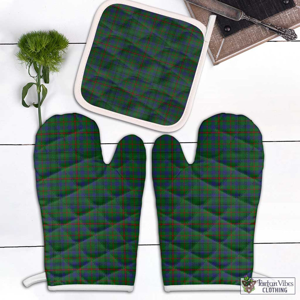 Moncrieff of Atholl Tartan Combo Oven Mitt & Pot-Holder Combo 1 Oven Mitt & 1 Pot-Holder White - Tartan Vibes Clothing