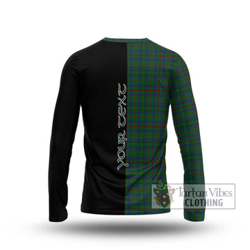 Moncrieff of Atholl Tartan Long Sleeve T-Shirt with Family Crest and Half Of Me Style