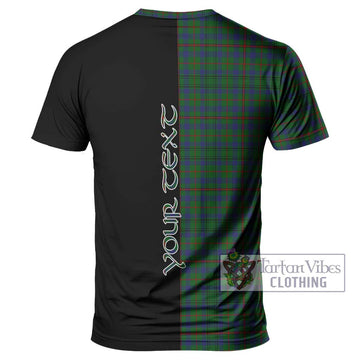 Moncrieff of Atholl Tartan T-Shirt with Family Crest and Half Of Me Style