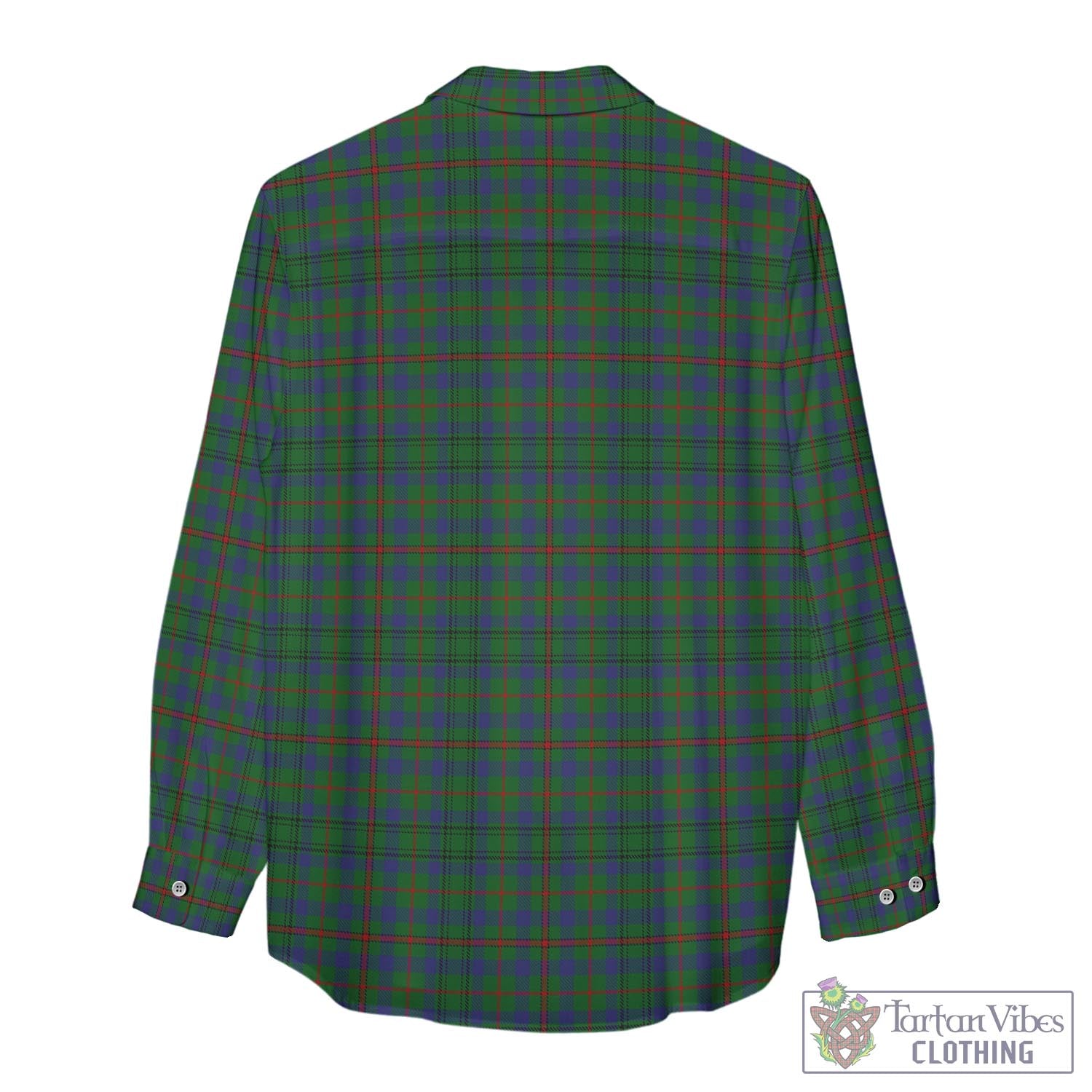 Tartan Vibes Clothing Moncrieff of Atholl Tartan Womens Casual Shirt with Family Crest