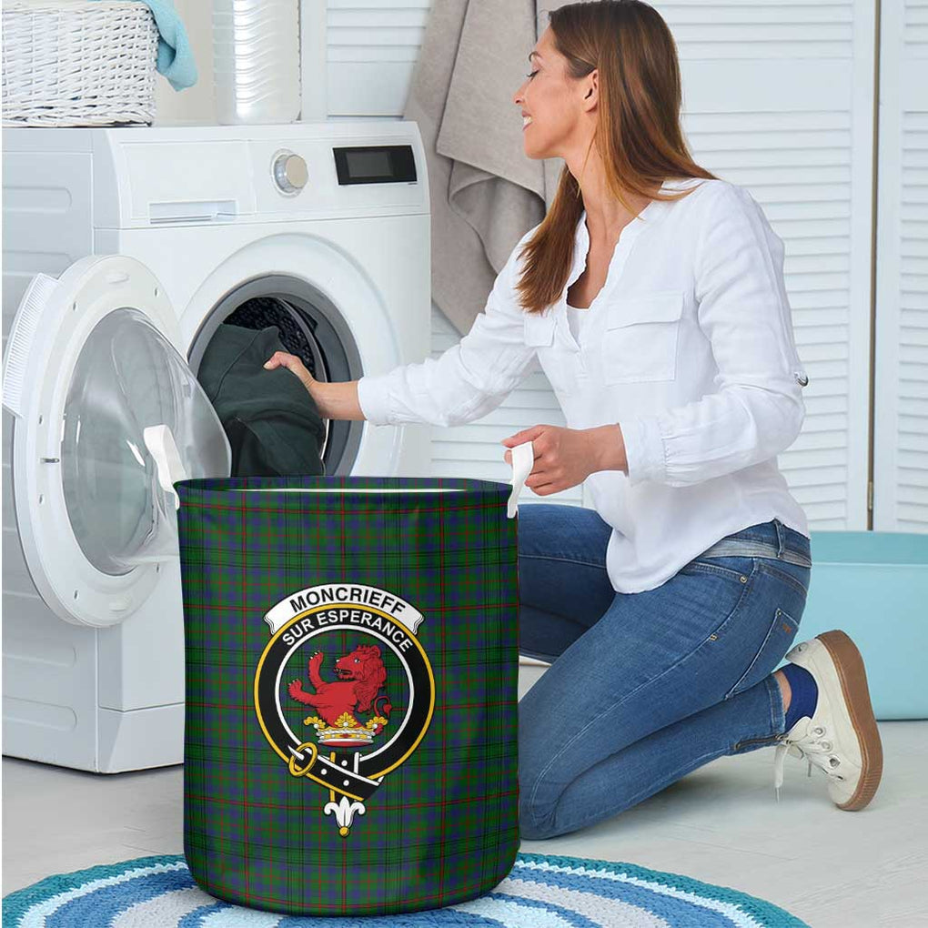 Moncrieff of Atholl Tartan Laundry Basket with Family Crest - Tartanvibesclothing Shop