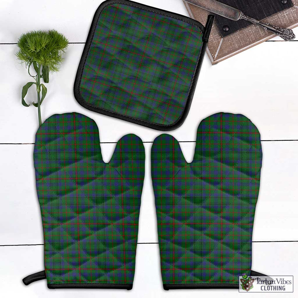 Moncrieff of Atholl Tartan Combo Oven Mitt & Pot-Holder Combo 1 Oven Mitt & 1 Pot-Holder Black - Tartan Vibes Clothing