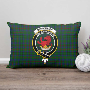 Moncrieff of Atholl Tartan Pillow Cover with Family Crest