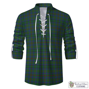 Moncrieff of Atholl Tartan Men's Scottish Traditional Jacobite Ghillie Kilt Shirt