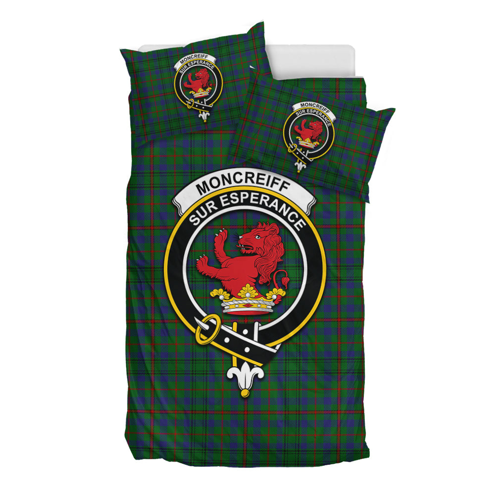 Moncrieff of Atholl Tartan Bedding Set with Family Crest - Tartan Vibes Clothing