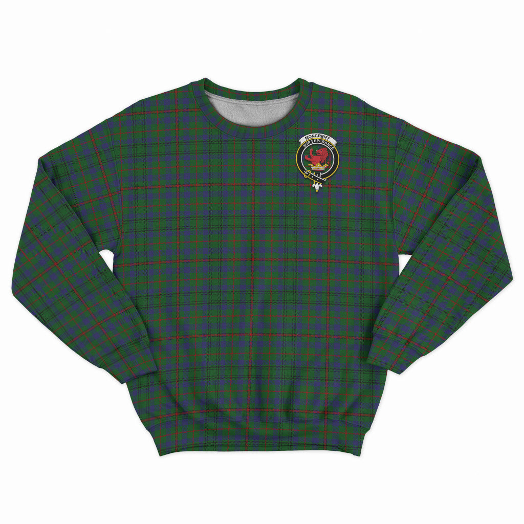 Moncrieff of Atholl Tartan Sweatshirt with Family Crest - Tartan Vibes Clothing