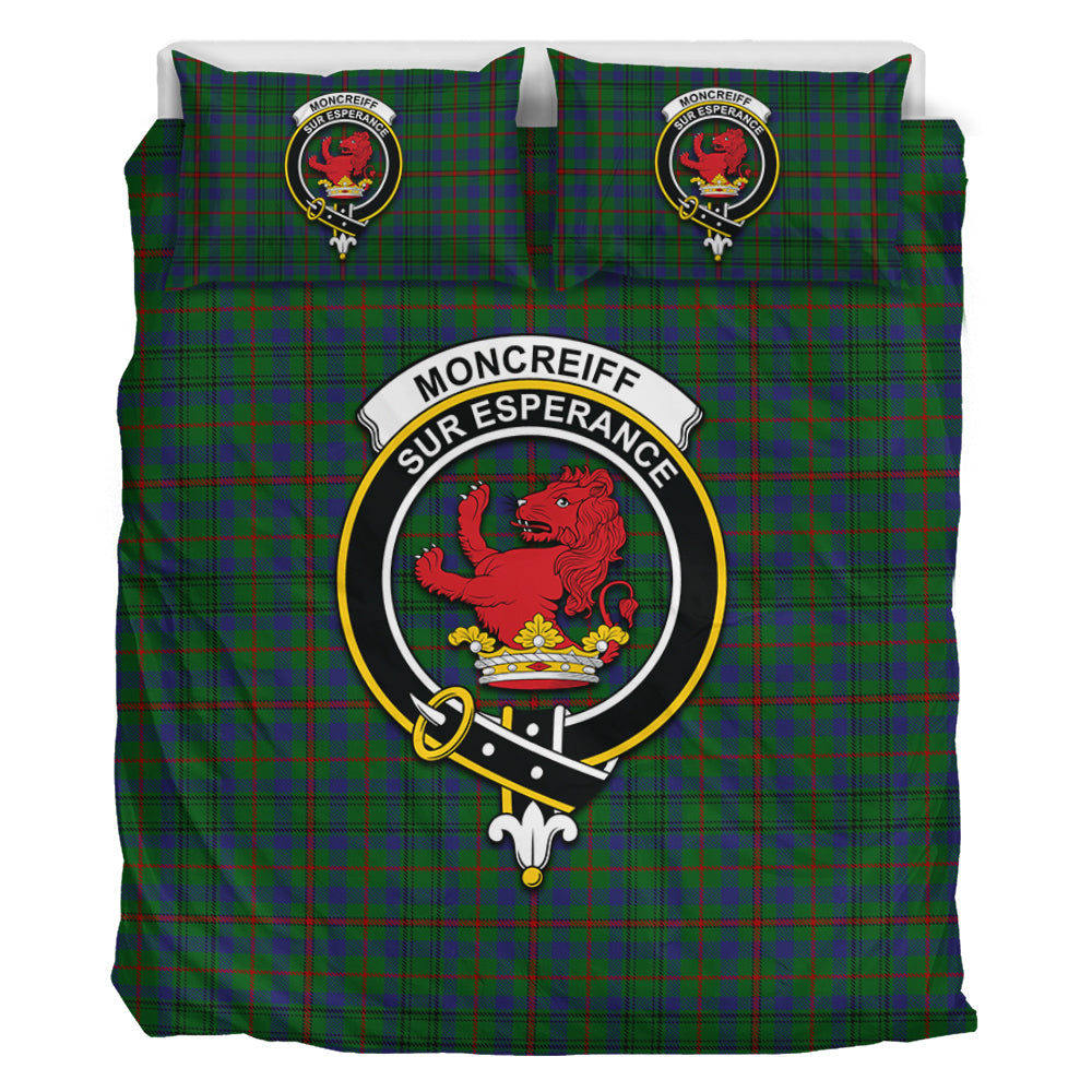 Moncrieff of Atholl Tartan Bedding Set with Family Crest - Tartan Vibes Clothing