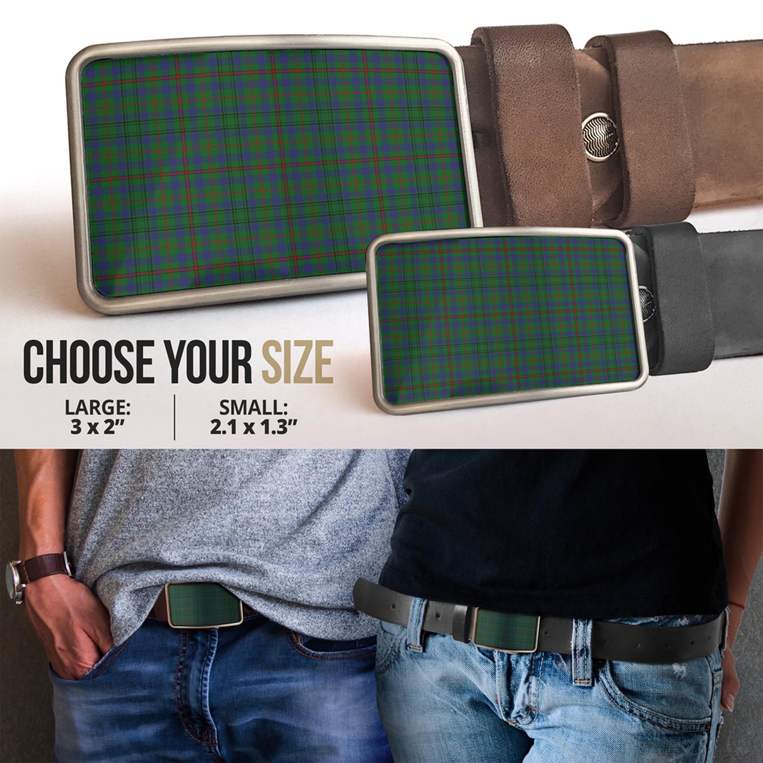 Moncrieff of Atholl Tartan Belt Buckles - Tartan Vibes Clothing