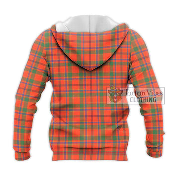 Monroe Ancient Tartan Knitted Hoodie with Family Crest DNA In Me Style