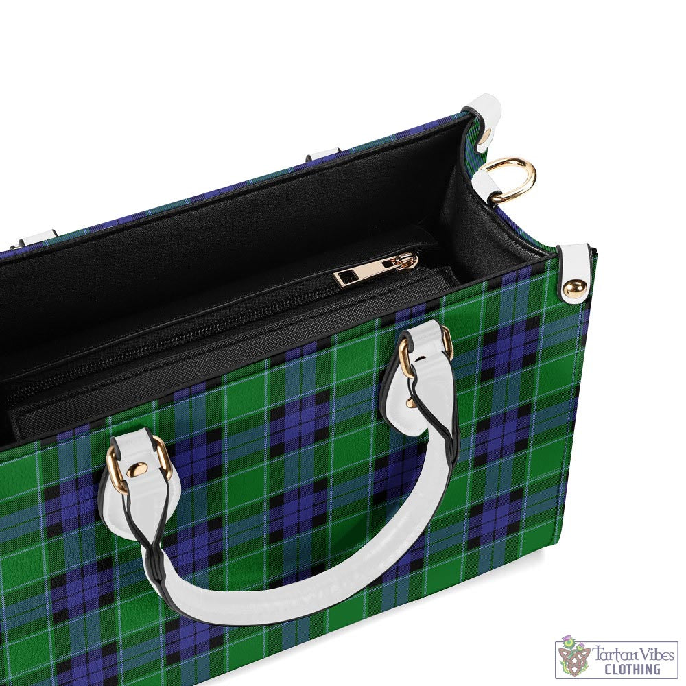 Tartan Vibes Clothing Monteith Tartan Luxury Leather Handbags