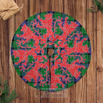Monteith Tartan Christmas Tree Skirt Lion Rampant Style Casual Tree Skirts - Tartan Vibes Clothing